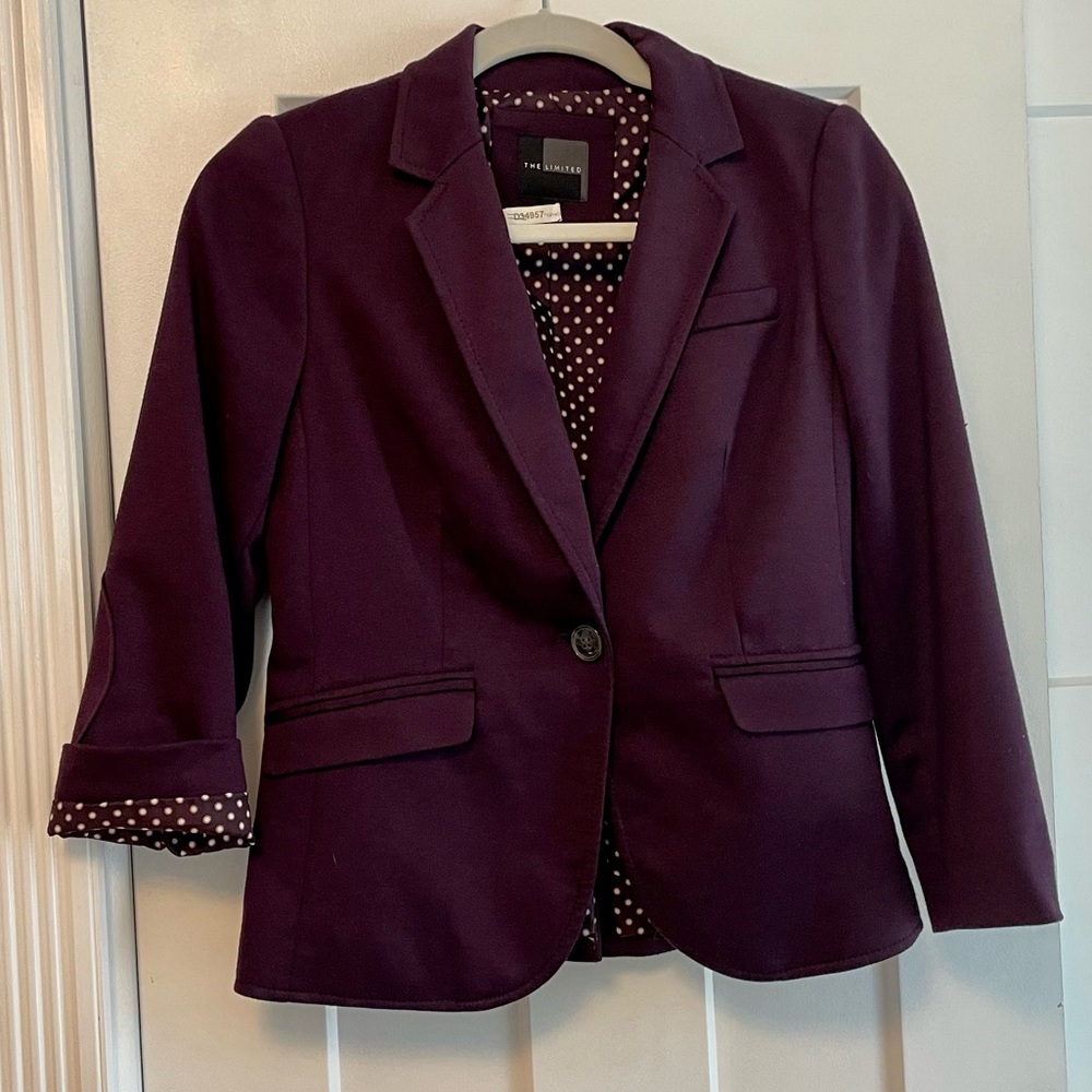 Purple blazer